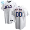 New York Mets Home Custom Men Jersey White stylepulseusa 1