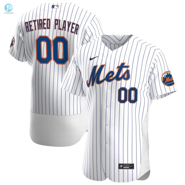 New York Mets Home Pickaplayer Retired Roster Authentic Jersey White Custom Jerseys Mlb stylepulseusa 1