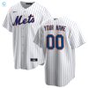 New York Mets Home Replica Custom Jersey White Custom Jerseys Mlb stylepulseusa 1