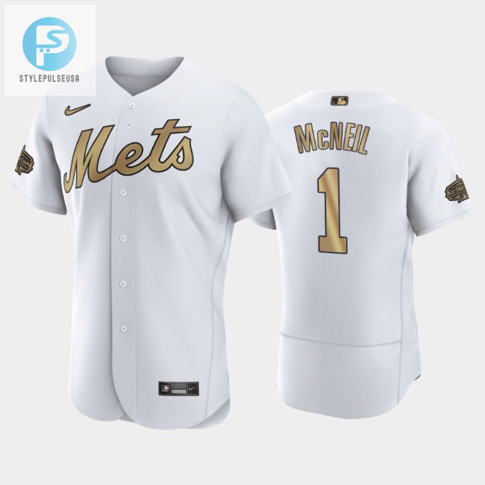 New York Mets Jeff Mcneil 1 202223 Allstar Game White Jersey 