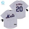 New York Mets Pete Alonso 20 2020 Mlb White Jersey stylepulseusa 1