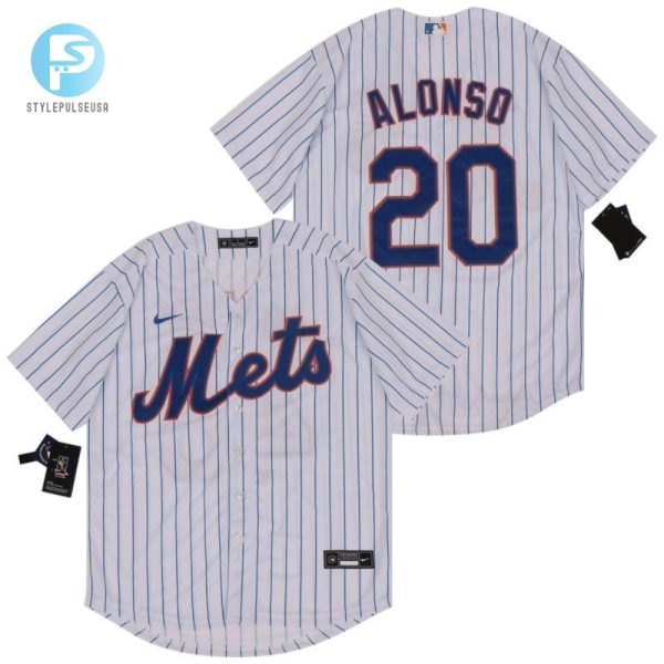 New York Mets Pete Alonso 20 2020 Mlb White Jersey stylepulseusa 1