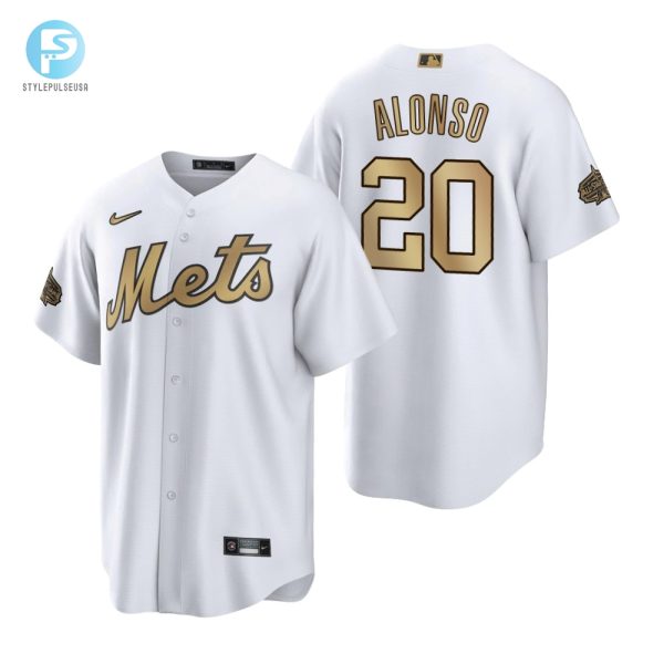 New York Mets Pete Alonso White 202223 Allstar Game Jersey stylepulseusa 1