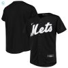 New York Mets Replica Team Jersey Blackwhite Mlb stylepulseusa 1