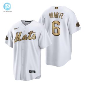 New York Mets Starling Marte White 202223 Allstar Game Jersey stylepulseusa 1 1