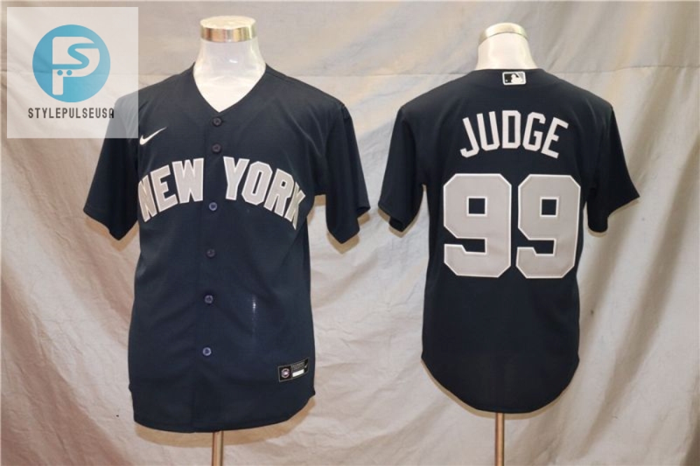 New York Yankees Aaron Judge 99 2020 Mlb Black Blue Jersey stylepulseusa 1