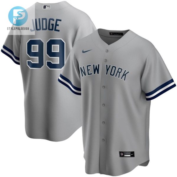 New York Yankees Aaron Judge 99 2020 Mlb Light Grey Jersey stylepulseusa 1