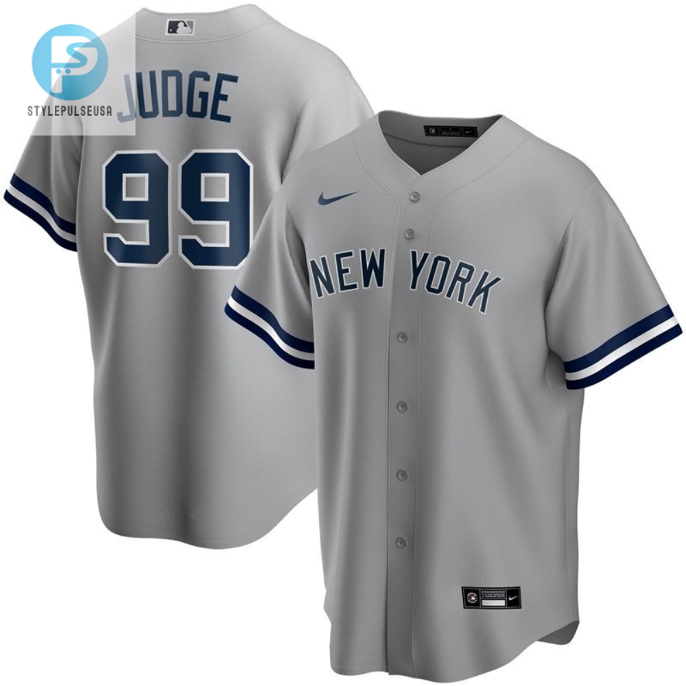 New York Yankees Aaron Judge 99 2020 Mlb Light Grey Jersey 