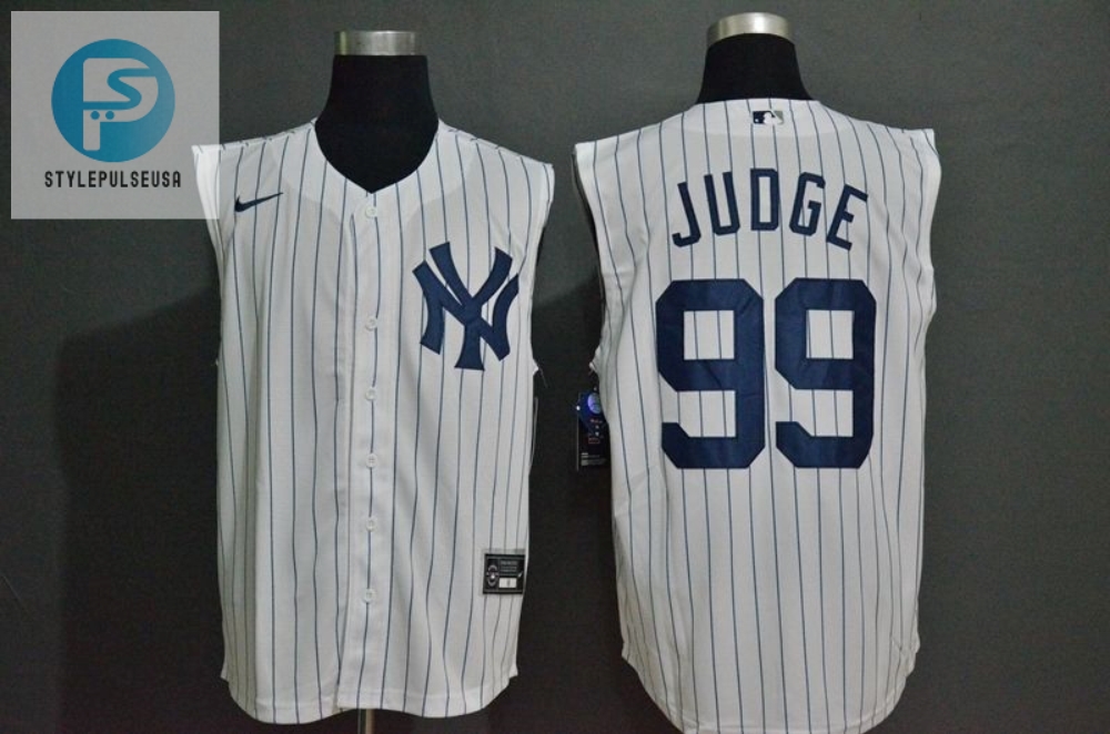 New York Yankees Aaron Judge 99 2020 Mlb White Jersey 