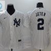 New York Yankees Derek Jeter 2 2020 Mlb White Jersey A6 stylepulseusa 1