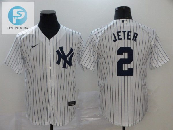 New York Yankees Derek Jeter 2 2020 Mlb White Jersey A6 stylepulseusa 1