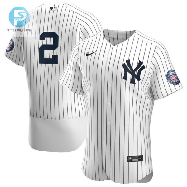 New York Yankees Derek Jeter 2 2020 Mlb White Jersey A7 stylepulseusa 1 1