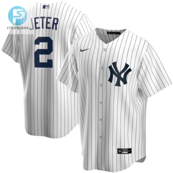 New York Yankees Derek Jeter 2 2020 Mlb White Jersey A8 stylepulseusa 1 1