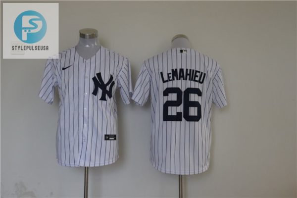 New York Yankees Dj Lemahieu 26 2020 Mlb White Jersey stylepulseusa 1