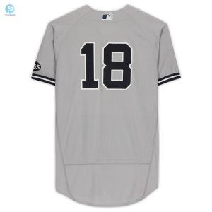 New York Yankees Fanatics Gray Teamissued 18 Jersey From The 2020 Mlb Season stylepulseusa 1 1