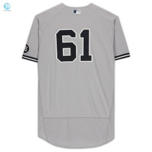 New York Yankees Fanatics Gray Teamissued 61 Jersey From The 2021 Mlb Season stylepulseusa 1 1