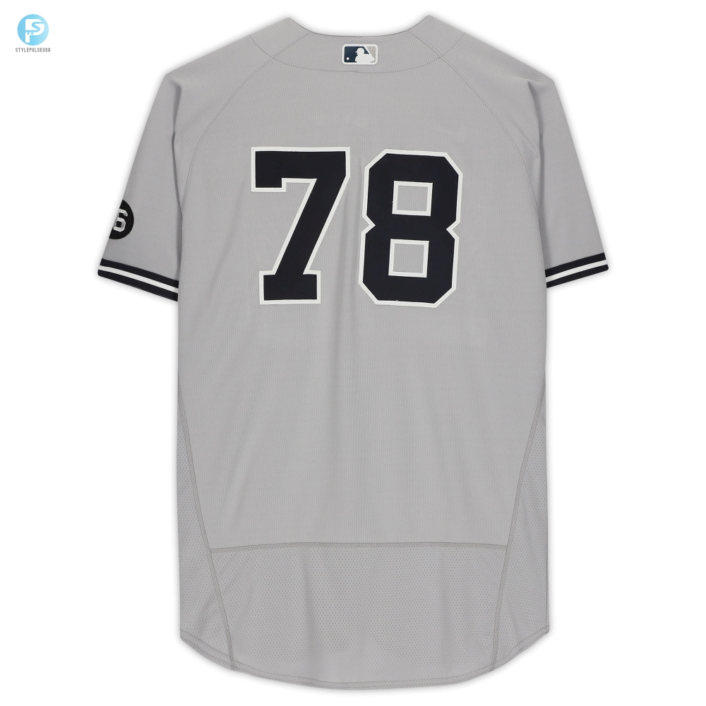 New York Yankees Fanatics Gray Teamissued 78 Jersey From The 2021 Mlb Season 