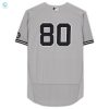 New York Yankees Fanatics Gray Teamissued 80 Jersey From The 2021 Mlb Season stylepulseusa 1