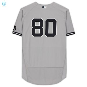 New York Yankees Fanatics Gray Teamissued 80 Jersey From The 2021 Mlb Season stylepulseusa 1 1