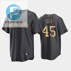 New York Yankees Gerrit Cole 45 202223 Allstar Game Al Charcoal Jersey stylepulseusa 1 1