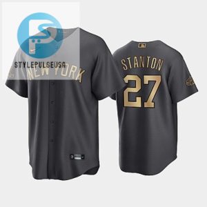 New York Yankees Giancarlo Stanton 27 202223 Allstar Game Al Charcoal Jersey stylepulseusa 1 1