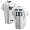 New York Yankees Home Replica Custom Jersey White Custom Jerseys Mlb stylepulseusa 1