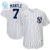 New York Yankees Mickey Mantle 7 2020 Mlb White Jersey stylepulseusa 1