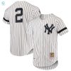 New York Yankees Mitchell Ness Cooperstown Collection 1996 Authentic Home Jersey White Mlb stylepulseusa 1