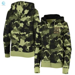 New York Yankees New Era Womens 2022 Mlb Armed Forces Day Camo Fullzip Hoodie Green stylepulseusa 1 1