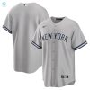 New York Yankees Road Replica Team Jersey Gray Mlb stylepulseusa 1