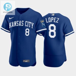 Nicky Lopez 8 Kansas City Royals 202223 Blue Mens Jersey stylepulseusa 1 1