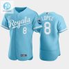 Nicky Lopez 8 Kansas City Royals 202223 Powder Blue Mens Jersey stylepulseusa 1