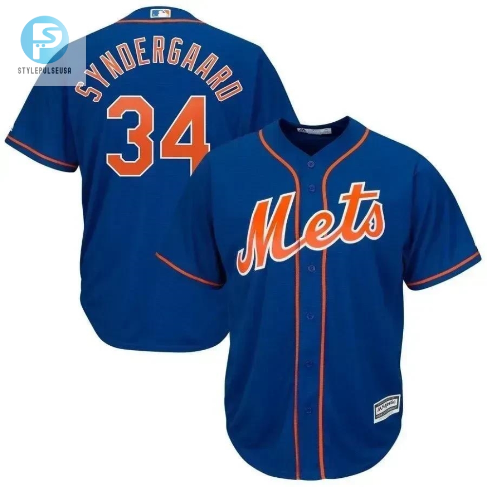 Noah Syndergaard New York Mets Official Cool Base Player Jersey  Royal 