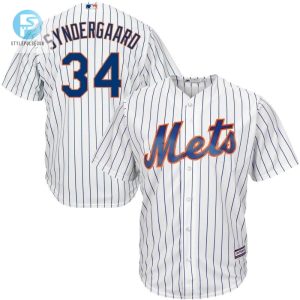 Noah Syndergaard New York Mets Official Cool Base Player Jersey White stylepulseusa 1 1