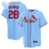 Nolan Arenado 28 St. Louis Cardinals Alternate Men Jersey Light Blue stylepulseusa 1