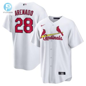 Nolan Arenado 28 St. Louis Cardinals Home Men Jersey White stylepulseusa 1 1