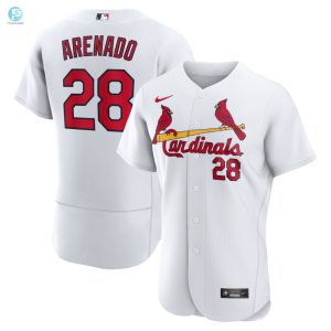 Nolan Arenado St Louis Cardinals Home Authentic Player Jersey White Mlb stylepulseusa 1 1