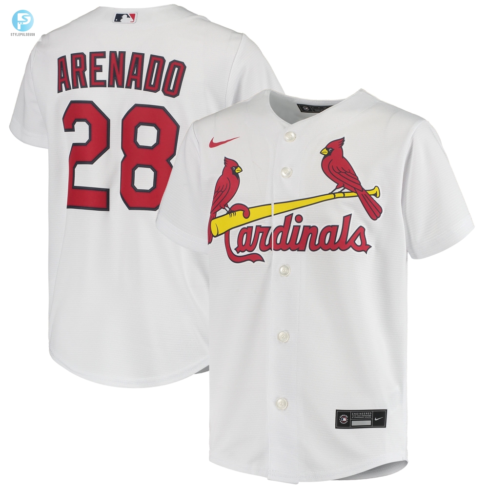 Nolan Arenado St Louis Cardinals Home Replica Player Jersey White Mlb 