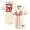 Nolan Arenado St Louis Cardinals Womens Alternate Replica Player Jersey Cream Mlb stylepulseusa 1