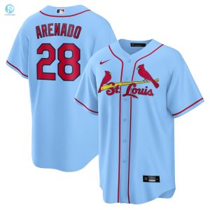 Nolan Arenado St. Louis Cardinals Alternate Official Replica Player Jersey Light Blue Mlb stylepulseusa 1 1