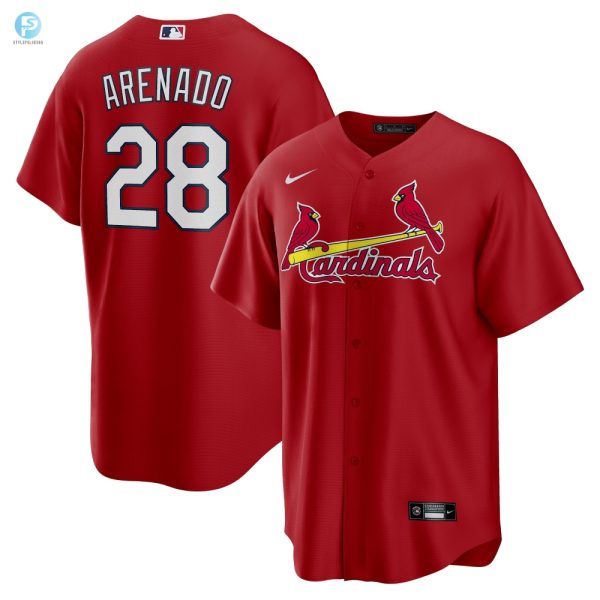 Nolan Arenado St. Louis Cardinals Alternate Official Replica Player Jersey Red Mlb stylepulseusa 1