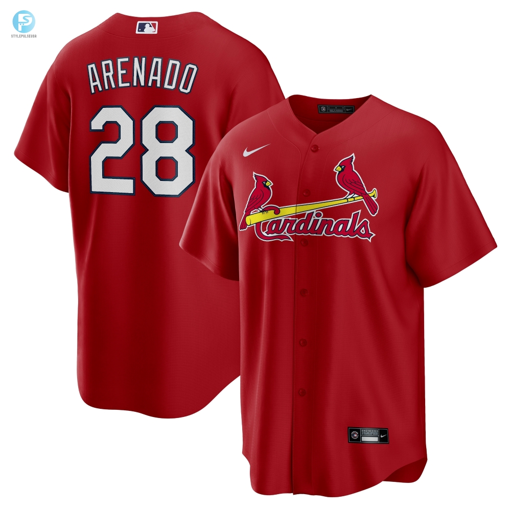 Nolan Arenado St. Louis Cardinals Alternate Official Replica Player Jersey  Red Mlb 