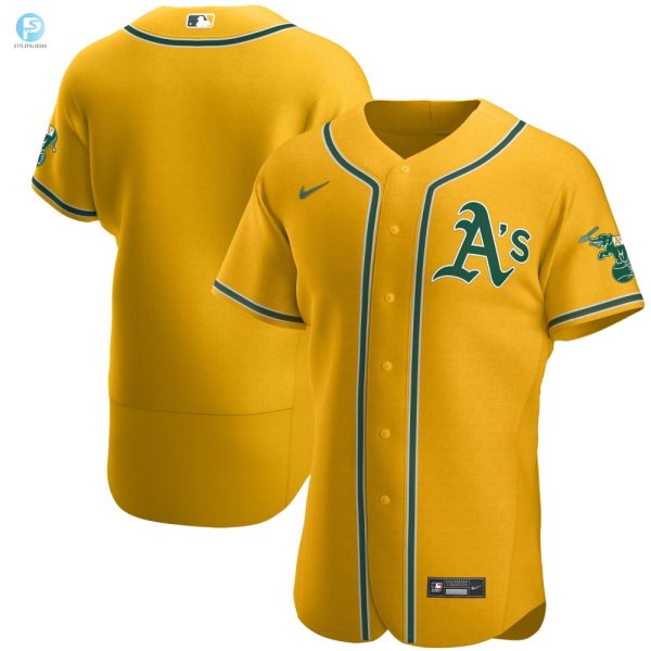 Oakland Athletics Authentic Official Team Jersey Gold Mlb stylepulseusa 1