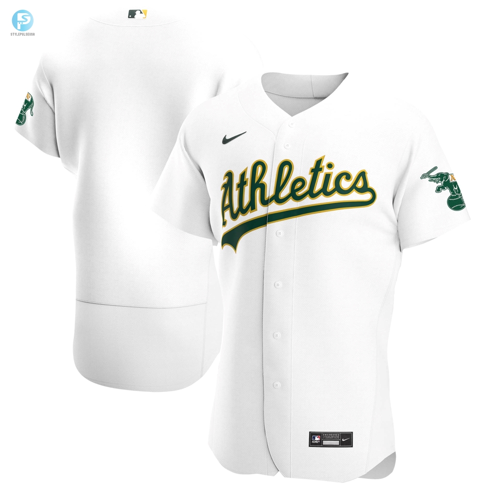 Oakland Athletics Home Authentic Team Jersey White Mlb 