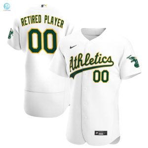 Oakland Athletics Home Pickaplayer Retired Roster Authentic Jersey White Custom Jerseys Mlb stylepulseusa 1 1