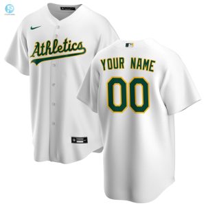 Oakland Athletics Home Replica Custom Jersey White Custom Jerseys Mlb stylepulseusa 1 1