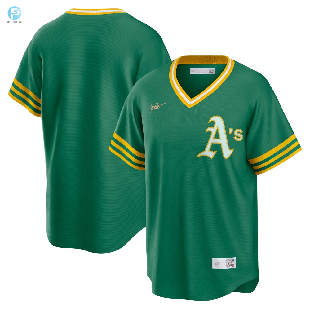 Oakland Athletics Road Cooperstown Collection Team Jersey  Kelly Green Mlb 