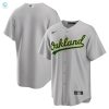 Oakland Athletics Road Replica Team Jersey Gray Mlb stylepulseusa 1