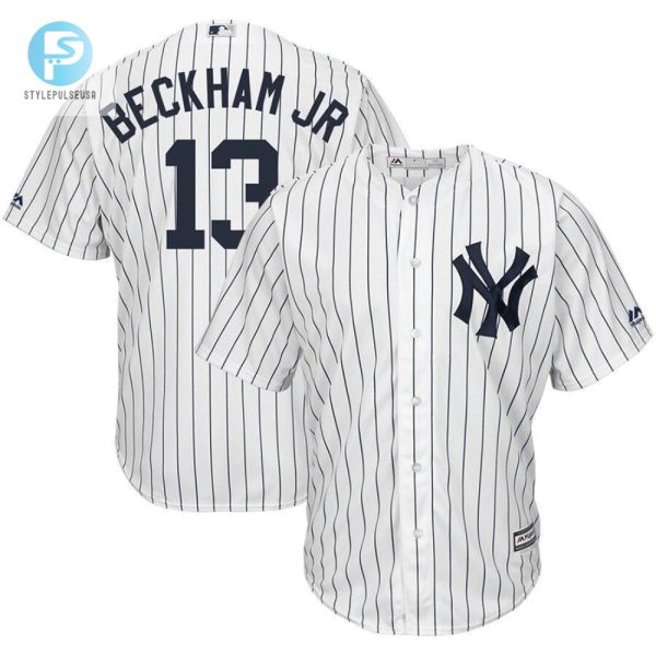 Odell Beckham Jr New York Yankees X Crossover Cool Base Player Jersey White stylepulseusa 1 1