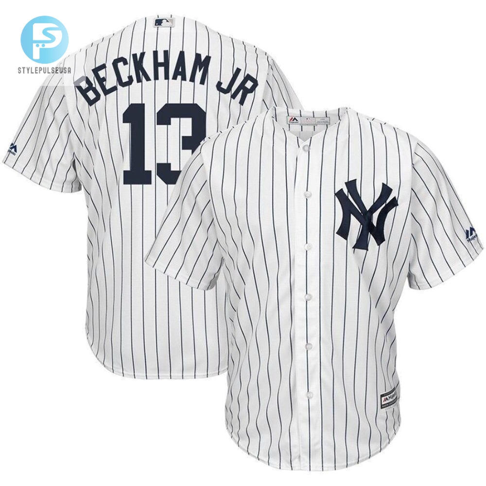 Odell Beckham Jr New York Yankees X Crossover Cool Base Player Jersey  White 